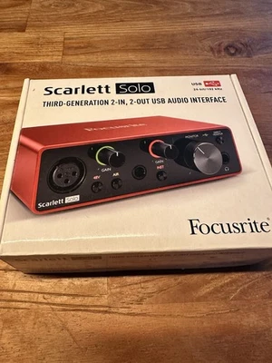 Focusrite Scarlett 2i2 3rd Gen USB Audio Interface - Bild 1 von 3
