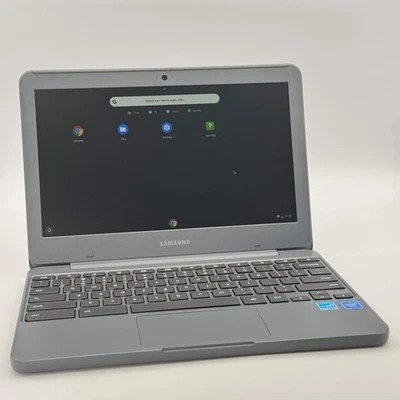 Samsung Chromebook 3 11-inch Intel Celeron 2GB RAM 32GB Storage Gray - Image 1 of 4