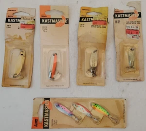 7 Vintage ACME Kastmaster 3 SW-10 1/4oz, 1 SW-105 1/8oz, 3 SW-1054 1/8oz NOS USA - Bild 1 von 6