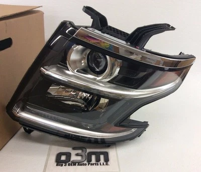 2015-2020 Chevrolet Tahoe Suburban Left Driver High Intensity Headlamp Light OEM - Image 1 of 3