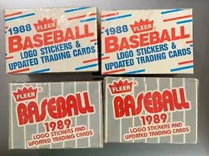 2x 1988 e 2x 1989 FLEER UPDATE BASEBALL SET SIGILLATI IN FABBRICA - Foto 1 di 1