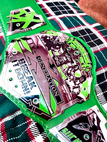 Generic DX Generation Wrestling Championship Replica Belt, Chrome Plated (Brass Cover