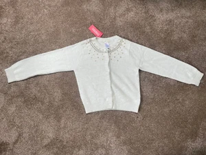 Gymboree Size 9 beautiful luxe Beaded cardigan sweater new with tags - Picture 1 of 6