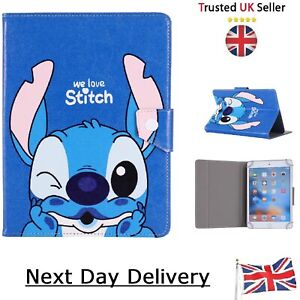 Stitch Lilo Blue Case for Samsung Galaxy Tab 3 4 A7 A8 A10 S6 E 7" 8" 10" Cover