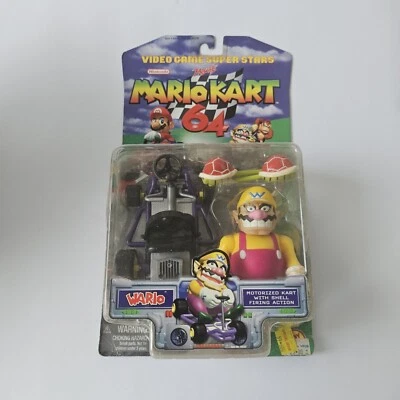 1999 ToyBiz Super Mario Kart 64 Wario Nintendo Vintage Video Game Action Figure - Image 1 of 4