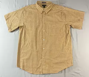Alfani Adult Man Size X Large Button Up Casual Short Sleeve Shirt - Picture 1 of 9