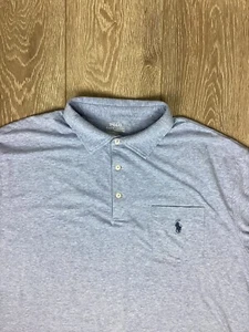 Polo Ralph Lauren Performance Polo Herren Blau Stretch Kurzarm Hemd - Bild 1 von 5