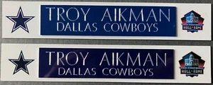 TROY AIKMAN DALLAS COWBOYS ENGRAVED/SUBLIMATION NAME PLATE - Picture 1 of 1