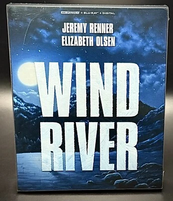 WIND RIVER - WALMART EXCLUSIVE 4K UHD BLURAY LIONSGATE STEELBOOK *NEW & SEALED!* - Image 1 of 4