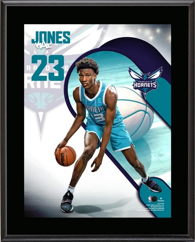 Kai Jones Charlotte Hornets 10.5" x 13" Welcome to the League Plaque Cover