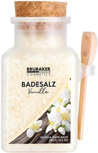 Badesalz mit natürlichem Vanille Extrakt Badezusatz 400 g Geschenke für Frauen - Bild 1 von 9