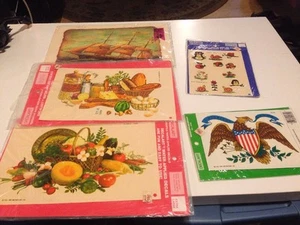 Lotto 5 confezioni decalcomanie acqua DECALART by MEYERCORD CO. nuove vintage anni 80 - Foto 1 di 12