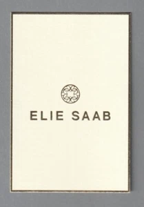 Carte publicitaire - advertising card - Pafums Elie Saab recto verso - Imagen 1 de 2