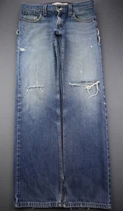 Pantalones de mezclilla para hombre Levi's 514 2009 ajustados rectos algodón envejecido talla 29x30 (Sr 30x30) - Imagen 1 de 13