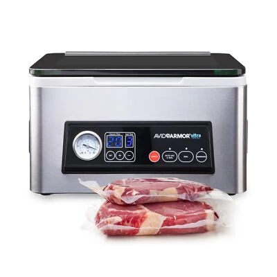 Máquina selladora al vacío con cámara Avid Armor serie USV20 Ultra para alimentos húmedos, me... Foto 1 de 4