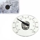 Clear Glass Outdoor Thermometer with Aluminum Pointer Quick Installation