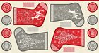 Scandi 2019 By Andover Fabrics 100% Cotton 23" Wide Christmas Stockings Panel