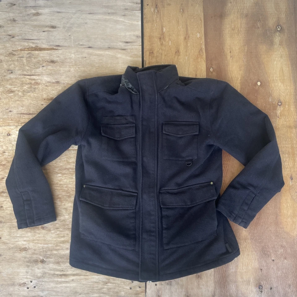 Chaqueta de Skateboarding Etnies para Hombres XL Negra Cremallera Completa Exterior Ryan Sheckler Foto 1 de 4