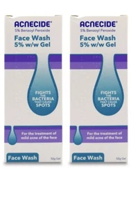 Jabón facial Acnecide 5% con gel 50g | Tratamiento acné X 2 - Imagen 1 de 1