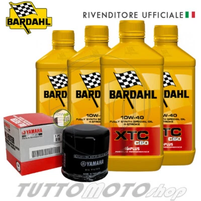 Tagliando YAMAHA YZF R1M 1000 2016 2017 2018 / Olio Bardahl + Filtro ORIGINALE - Immagine 1 di 4