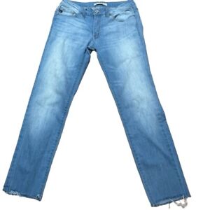 KanCan Sadie High Rise Ankle Skinny Jeans Light Wash Raw Hem KC7085RYT Rozmiar 29