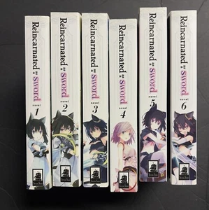Reincarnated as A Sword Light novel vol 1,2,3,4,5,6 (1-6) not manga - Picture 1 of 10