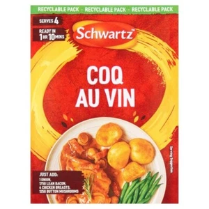 2 x 35g Schwartz Coq Au Vin Pot Full Of Flavour Pot Mix Colman - Picture 1 of 5