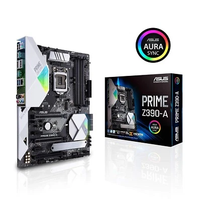 PRIME Z390-A Motherboard ASUS Z390 1151 for9th/8th Gen socket ATX Dual M.2 DDR4 - Image 1 of 4