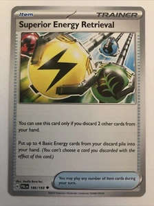Pokémon TCG Paldea Evolved Superior Energy Retrieval 189/193 NM - Picture 1 of 2