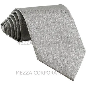 New polyester formal men's neck tie necktie Glitter Silver wedding prom party - Picture 1 of 2
