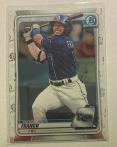2020 BOWMAN CHROME PROSPECTS WANDER FRANCO ROOKIE NUOVO DI ZECCA - Foto 1 di 2