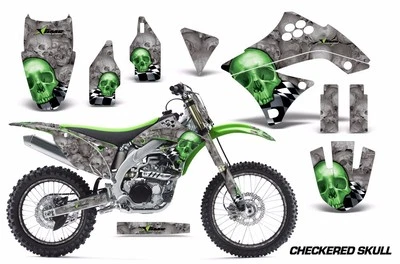 Graphic Stickers +#PLT/RIM Decals For Kawasaki KX450F 2009-2011 CHECK G S - Image 1 of 2