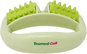 TESMED Cell anti Cellulite Massageroller Mit Griff, Grün - Bild 1 von 12