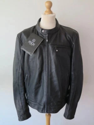REV'IT! Roamer Herren Motorrad Lederjacke Schwarz Biker Leather Jacket Gr. 60 - Bild 1 von 4