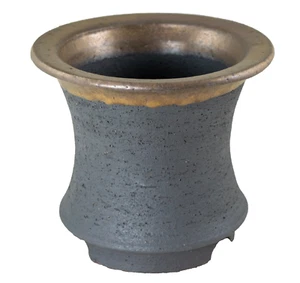 Maceta japonesa única hecha a mano de cactus y suculentas + malla - 5,75"x 5,75"x 5" - Imagen 1 de 4