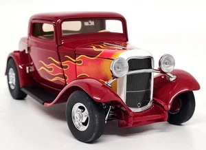 Franklin 1/24 - Deuce Coupe Ford Hot Rod 1932 Red Diecast Scale Model Car - Bild 1 von 11