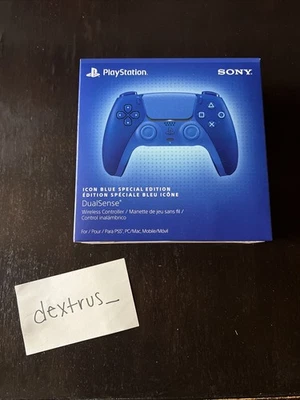Sony PS5 Icon Blue Walmart Special Edition DualSense Controller New In Hand - Image 1 of 4