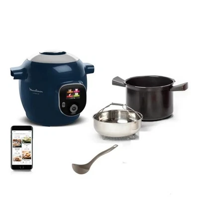 Moulinex Cookeo Multicooker, YY5137FB, 150 Ricette, 6 L, 6 Persone, Blu - Immagine 1 di 4