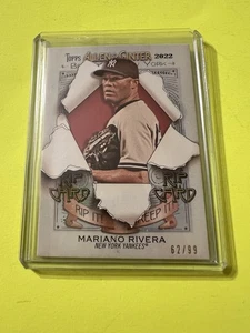 2022 Topps Allen & Ginter Rip Cards Ripped 62/99 Mariano Rivera #RC-MR HOF - Picture 1 of 2