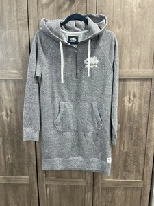 Roots Canada Womens Sweatshirt Hoodie Dress Medium Gray Long Sleeve Comfy - Picture 1 of 6