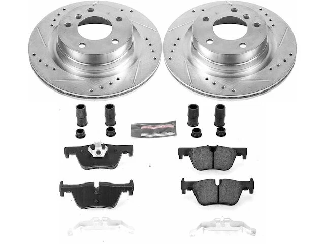 Kit de pastillas de freno trasero y rotor para BMW 228i xDrive 320i 328i 230i 428i 328d DM53X7 Foto 1 de 1