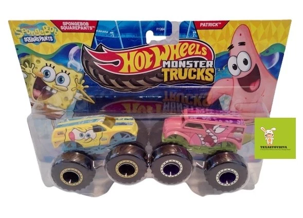SPONGEBOB SQUAREPANTS vs PATRICK STAR Hot Wheels Monster Trucks 2025 ***READ** - Image 1 of 1