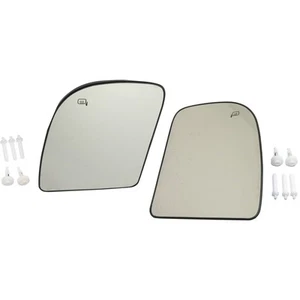 Mirror Glasses Set of 2  Left-and-Right Upper Heated for E350 Van E450 E150 Pair - Picture 1 of 11