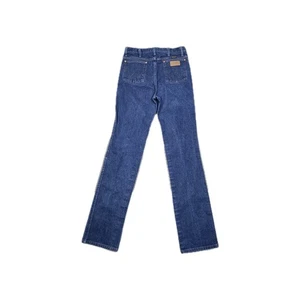 Wrangler Herren Cowboy Schnitt Jeans 30X32 Passform 32x34 Etikett Slim Fit Starr 936DEN Vintage USA - Bild 1 von 10