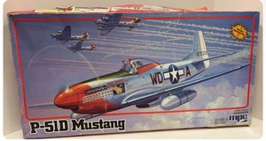 Vintage (1982) MPC 1-4602 — P-51D Mustang 1/24 Scale Model Kit-USA-OPEN - Picture 1 of 1