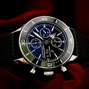 Breitling Superocean Heritage II 44mm A13313 Chrongraph Black Dial - Picture 1 of 10