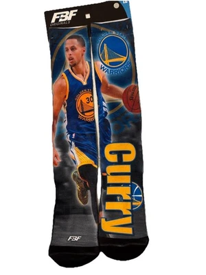 Calcetines Stephen Curry Drive grandes defectos menores con licencia NBA NUEVOS CON ETIQUETAS grandes marca FBF Foto 1 de 4