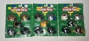 Lot Of 3 Set NFC 1998 NFL Riddell Pocket Pros Mini Helmets - Picture 1 of 6