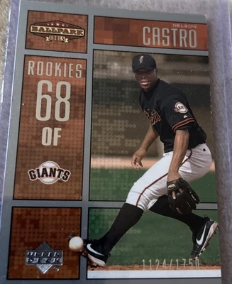 2002 Upper Deck Ballpark Idols - Rookies Nelson Castro #221 /1750 (RC) - Image 1 of 3