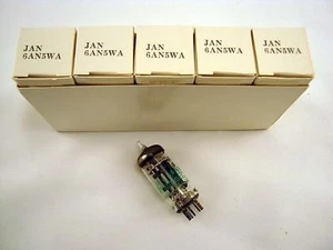 5 Pcs NOS Philips JAN 6AN5WA Audio Radio Vacuum Tubes NIB - Picture 1 of 1